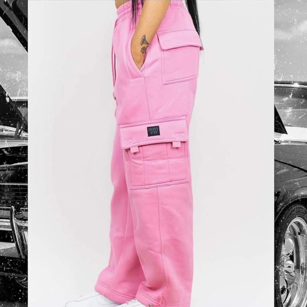 FB county Gray Cargo Sweatpants